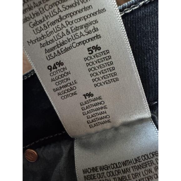 Mother Mid Rise Dazzler Ankle Jeans Womens 27 Blue Stretch Chip On My Shoulder - Picture 4 of 11